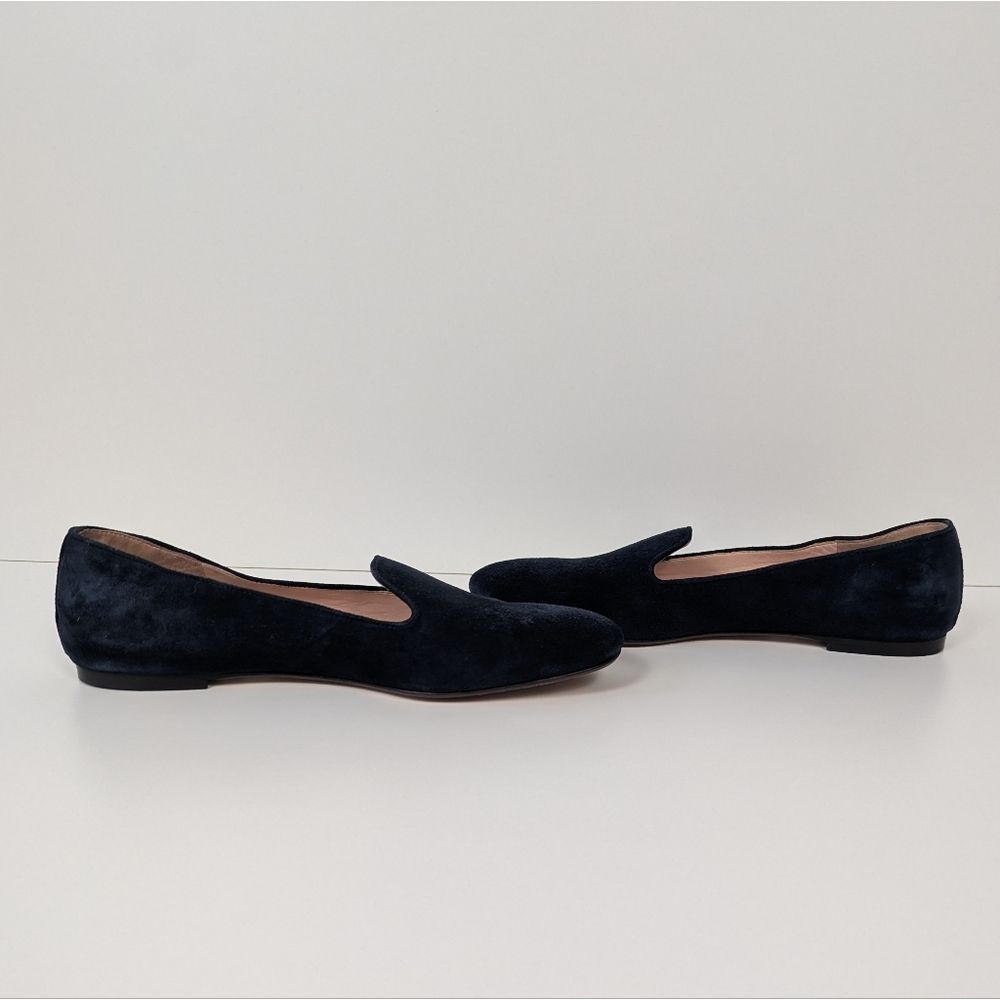 J. Crew Blue Suede Loafers Women's 7.5 - Picture 7 of 9
